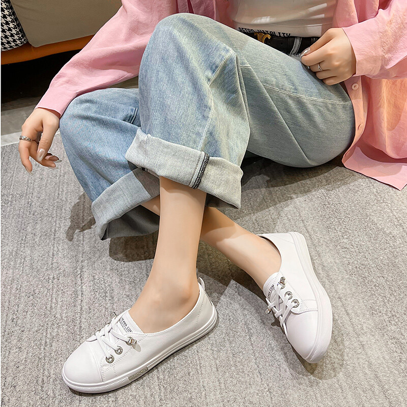 Туфли женские повседневные Women's Casual Shoes Women's Low-Top White Help — фото 4
