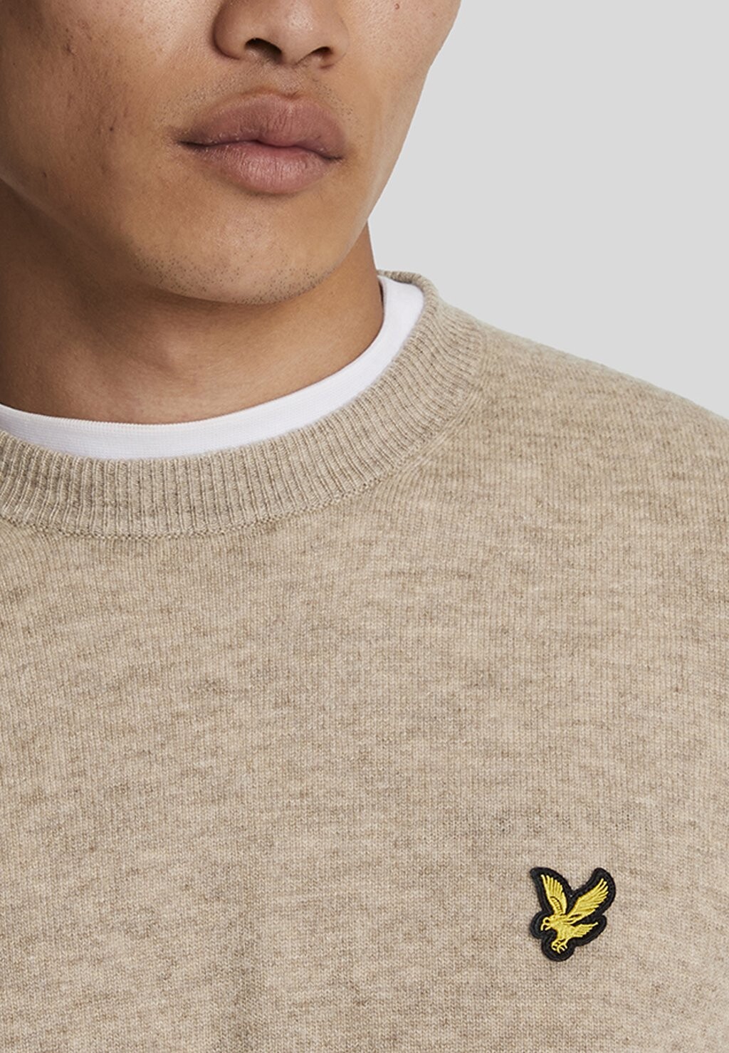 

Джемпер BLEND CREW NECK Lyle & Scott, серо-коричневый