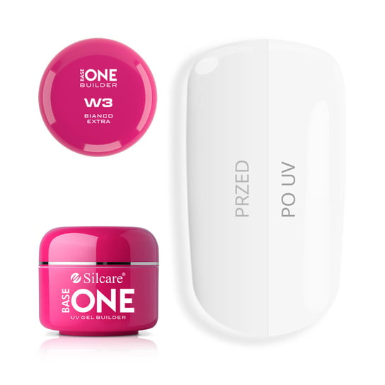 

УФ-гель Base One Bianco W3 Extra, 5 г Silcare