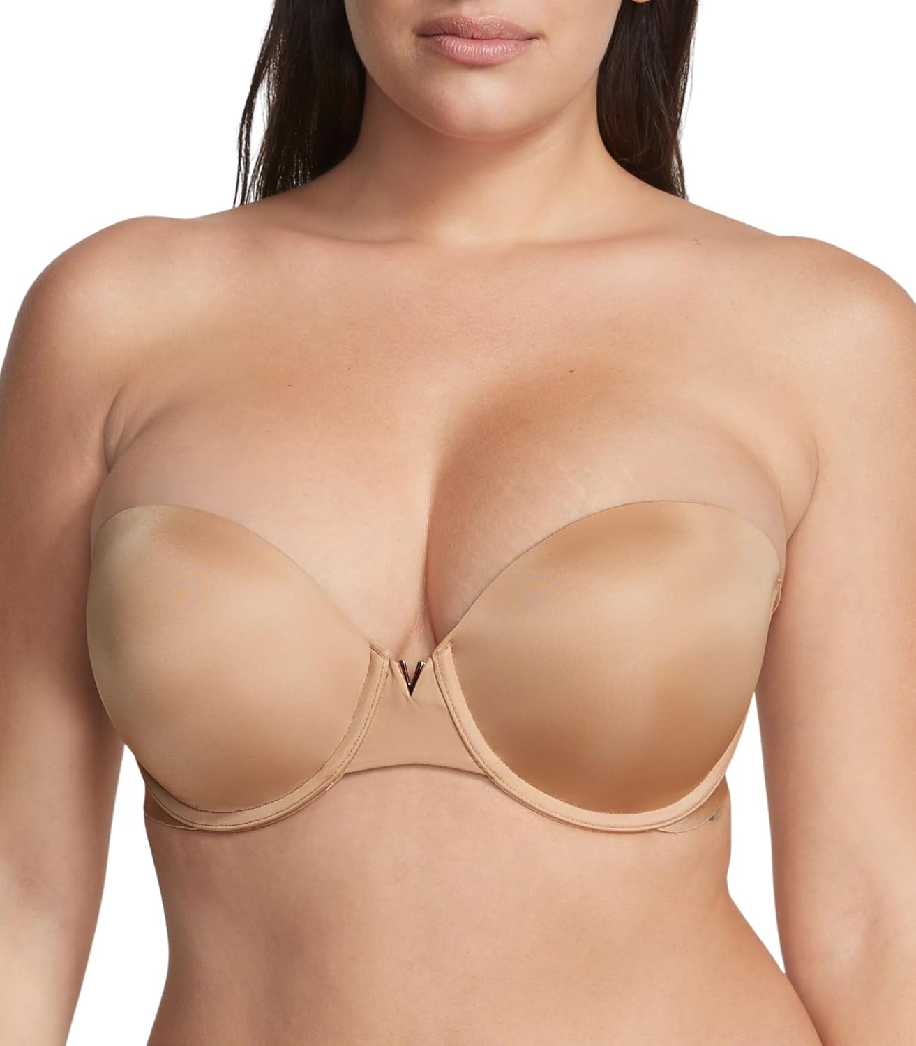 

Victoria's Secret Женский Бюстгальтер Bare Push Up Strapless, Бюстгальтеры для Женщин (32A-38DDD), Praline