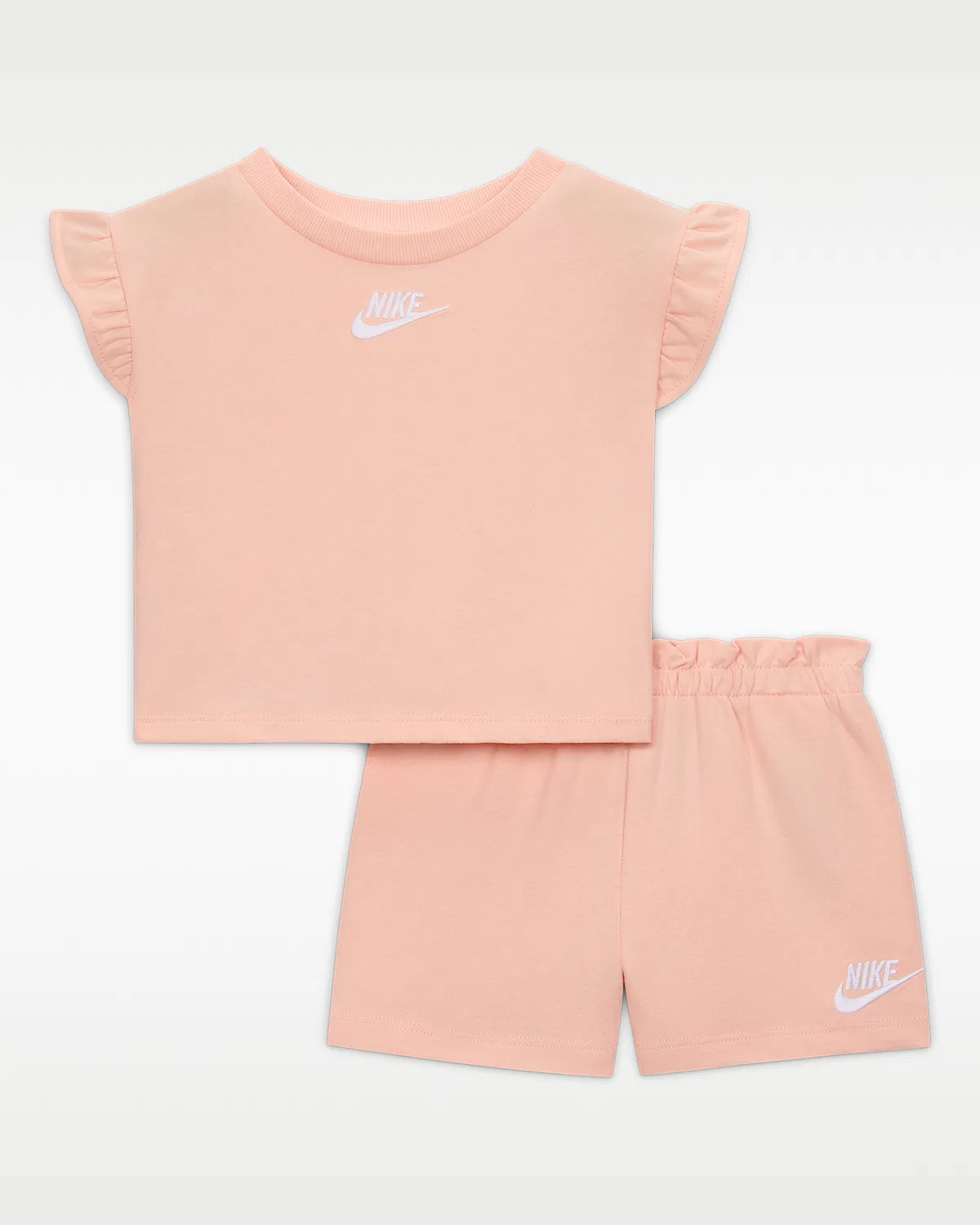 Детский комплект из 2 предметов Nike French Terry, Arctic Orange