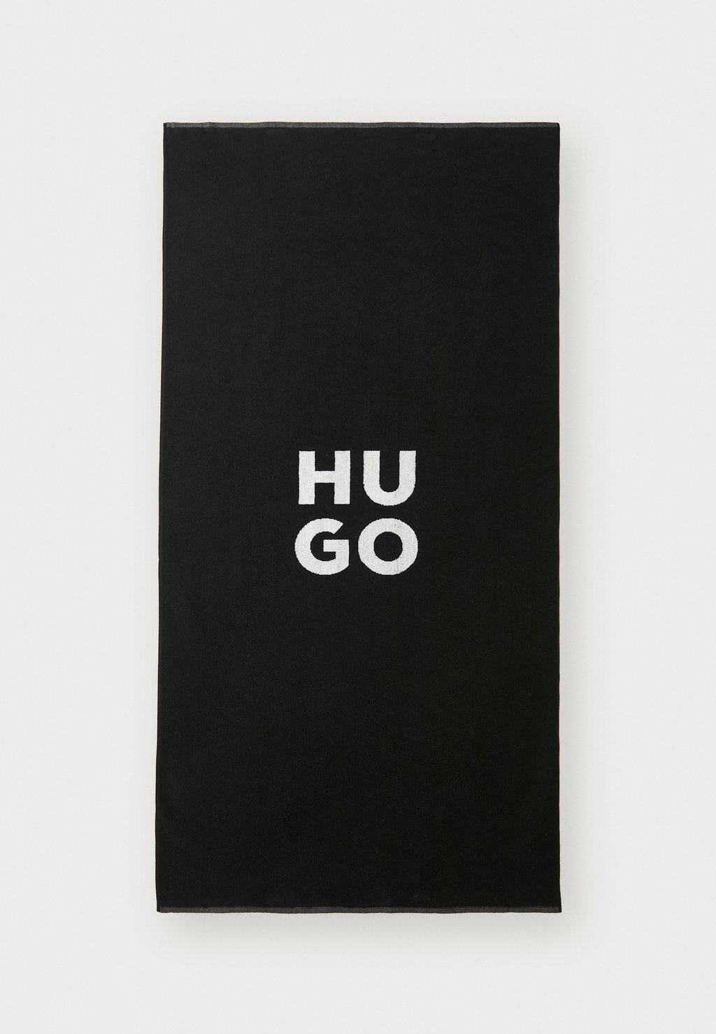 

Пляжное полотенце STACKED LOGO TOWEL HUGO, черный