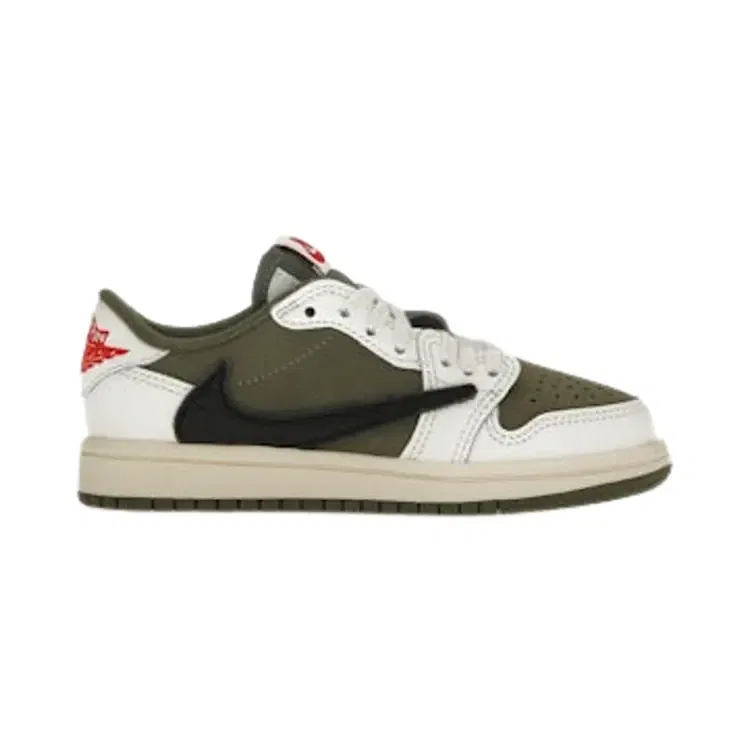 Кроссовки Travis Scott x Air Jordan 1 Retro Low OG SP PS, кремовый