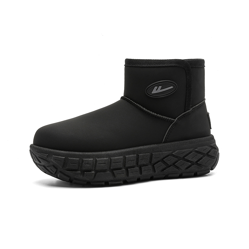 Термостойкие абразивоустойчивые утепленные высокие ботинки Height Increasing High top Unisex WARRIOR, черный — фото 3
