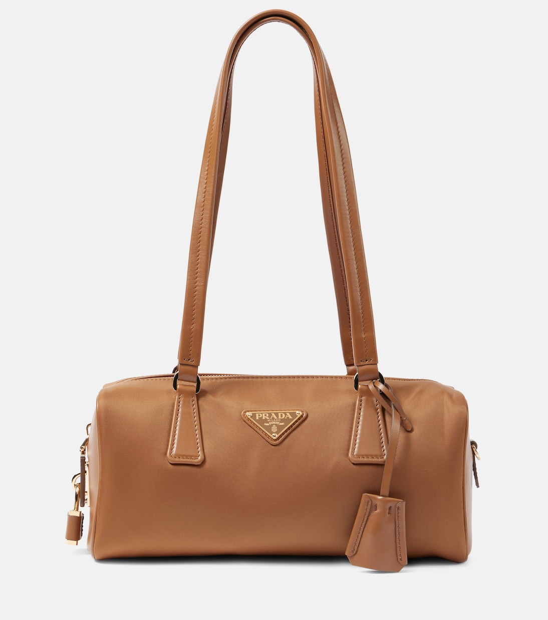 

Средняя наплечная сумка из Re-Nylon и кожи Prada, Brandy