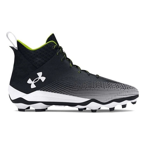 Мужские черные футбольные бутсы Under Armour Hammer 2 MC 3027306-001 на шнуровке ZAP631 — фото 2