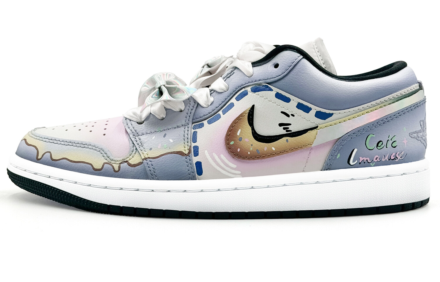 

Кроссовки Air Jordan 1 Vintage Basketball Shoes Women's Low-top Blue, голубой, Синий, Кроссовки Air Jordan 1 Vintage Basketball Shoes Women's Low-top Blue, голубой