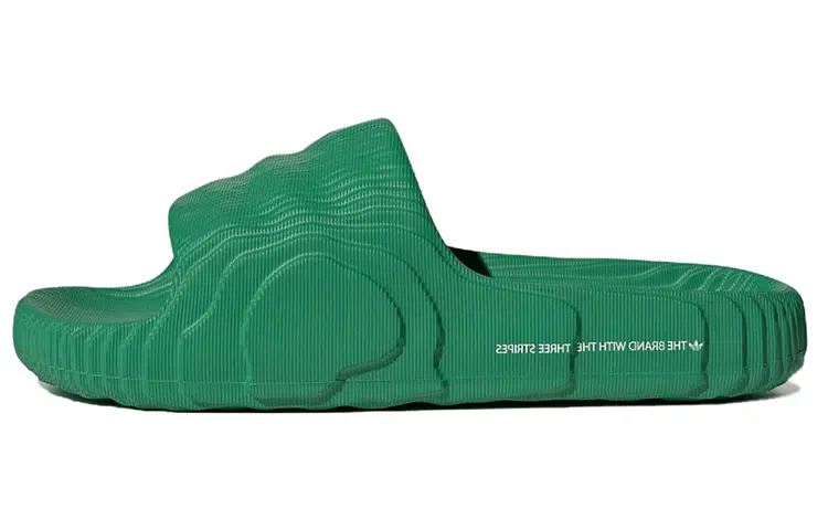 Шлепанцы и сланцы Adilette 22 Adidas Originals Slides 'Green White'