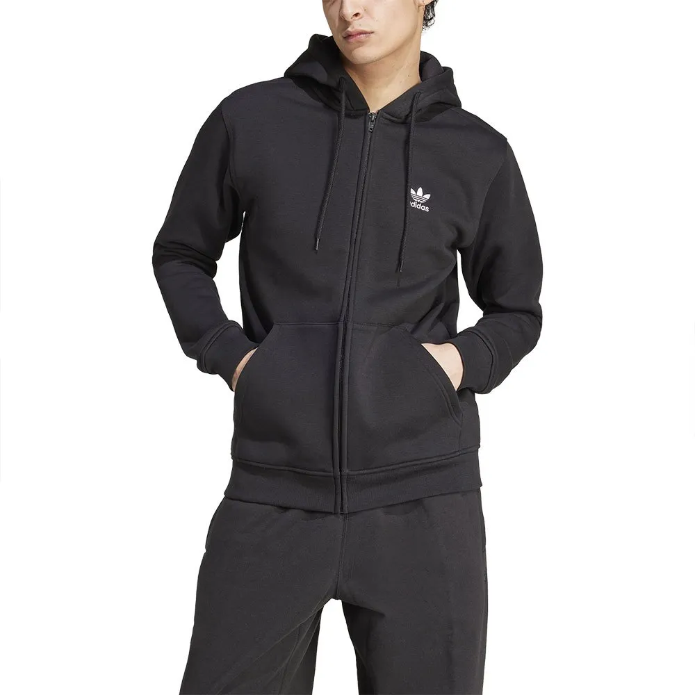 

Толстовка adidas Originals Trefoil Essentials full zip, черный