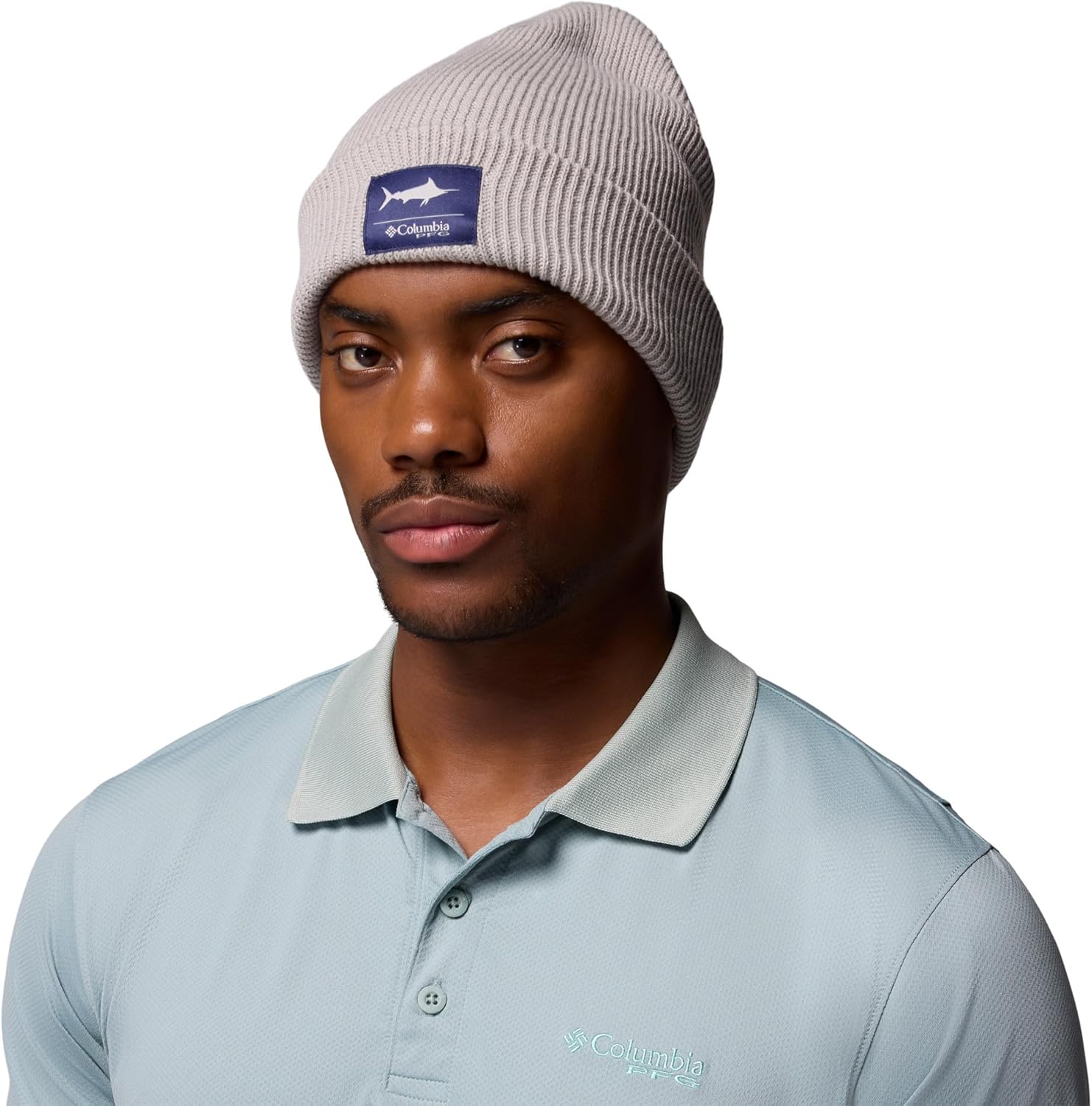 

Columbia Unisex-Adult PFG Cuffed Beanie, Cool Grey/Marlin