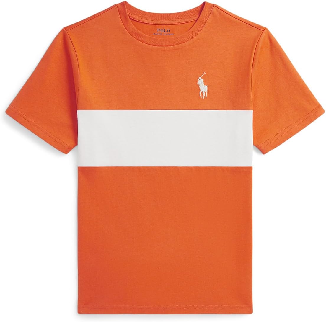 

Футболка из хлопкового джерси Big Pony Polo Ralph Lauren Kids, Moon Orange