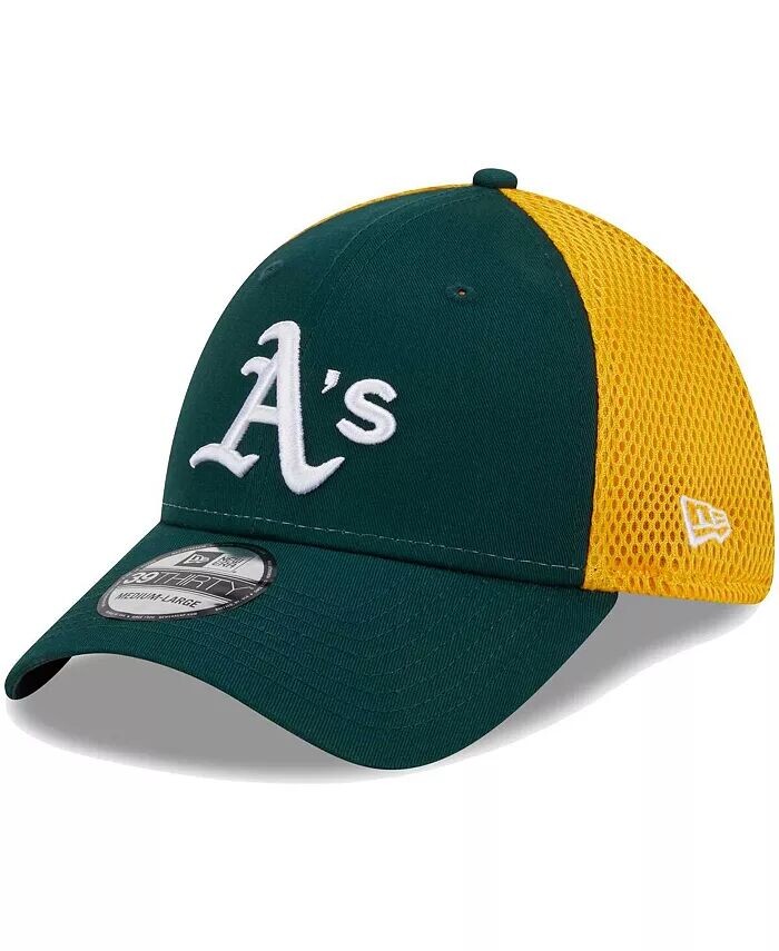 

Мужская зеленая шапка Oakland Athletics Team Neo 39THIRTY Flex New Era