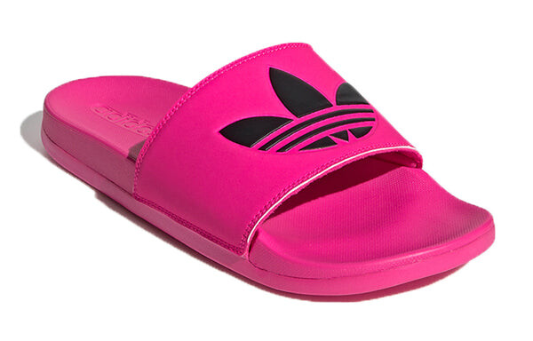 Тапочки originals adilette lite slipper 'pink black' Adidas, розовый — фото 2