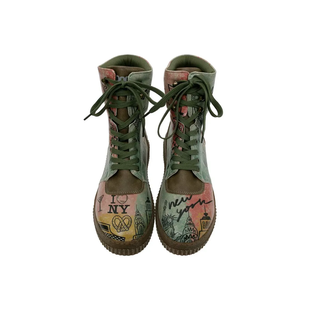 Ботинки на шнуровке DOGO "Women's Future Boots New York Vegan Женские ботинки / женские", Vegan, цвет Mehrfarbig — фото 4