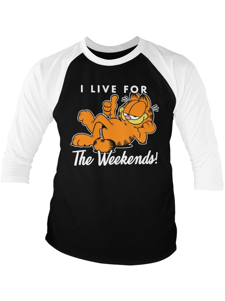 

Garfield Белая рубашка с длинными рукавами