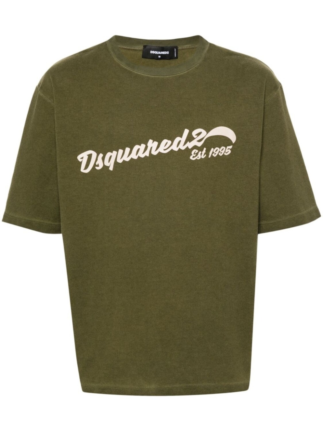 

Dsquared2 футболка с логотипом, зеленый