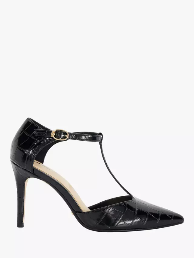Туфли-лодочки Dune Castered Pointed Toe Stiletto Heel, черный