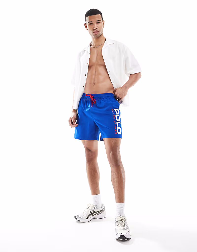 

Плавки-шорты Polo Ralph Lauren Sport capsule Traveler королевского синего цвета