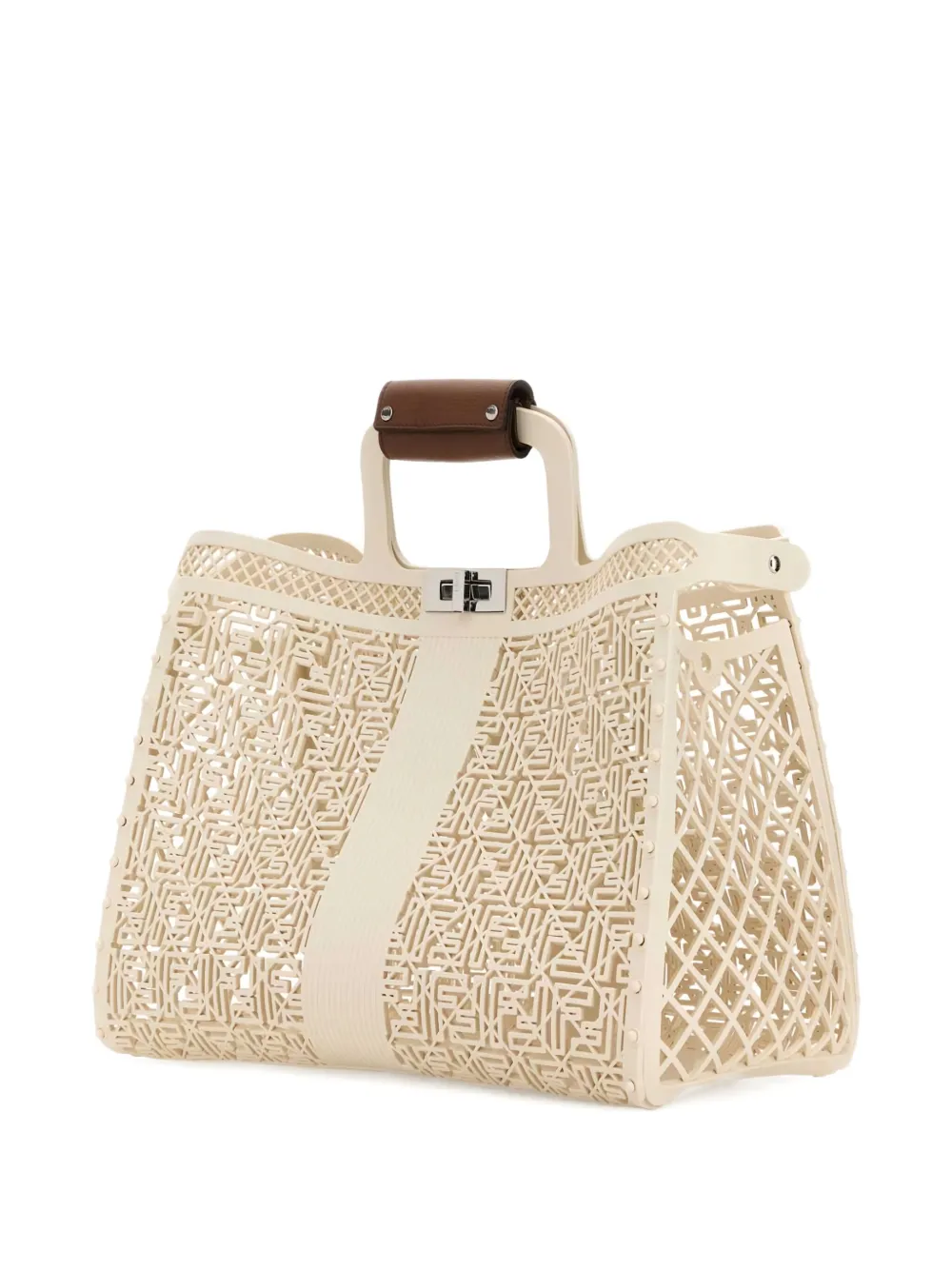 

Сумка-тоут Basket Forty8 FENDI, белый