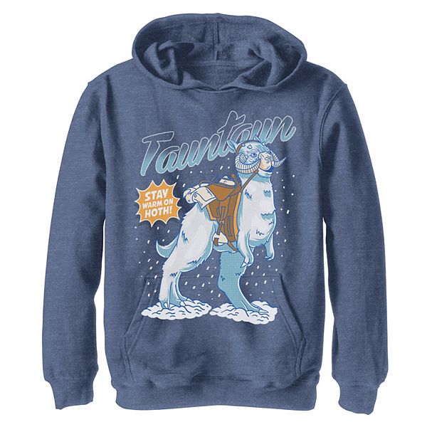

Толстовка с капюшоном Boys 4-20 с принтом tauntaun stay warm on hoth comic portrait Star Wars