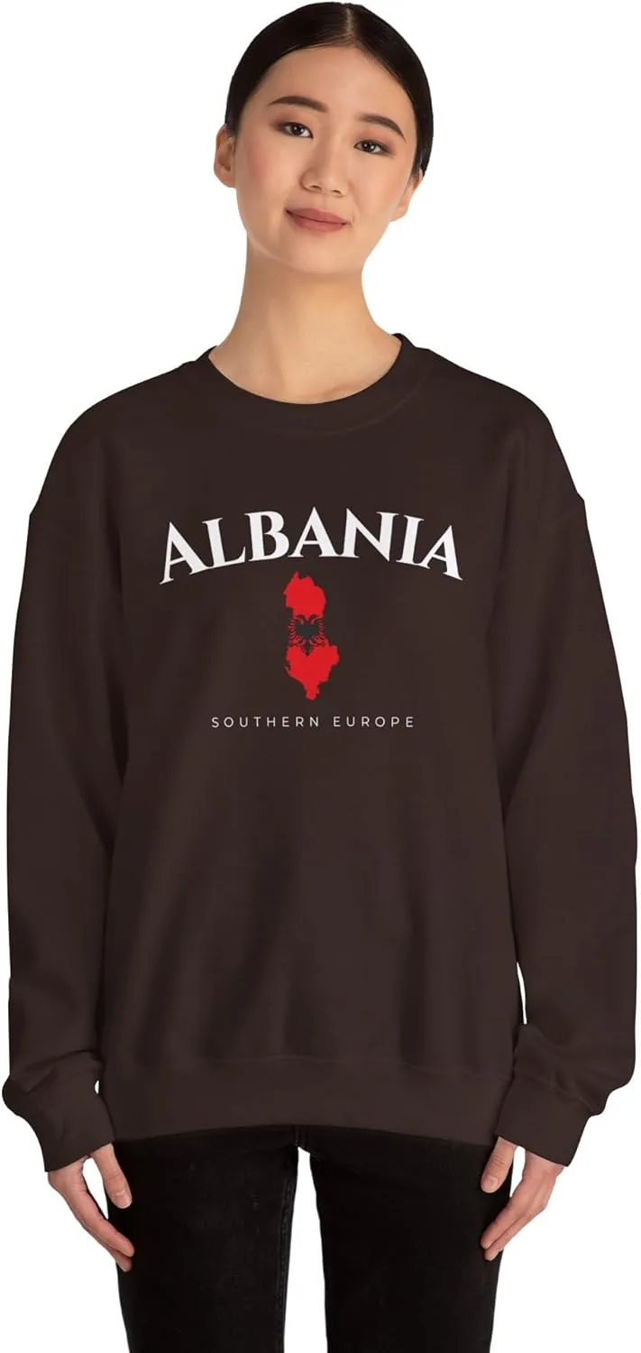 Толстовка Heavy Blend Unisex с принтом "Албания" — фото 4