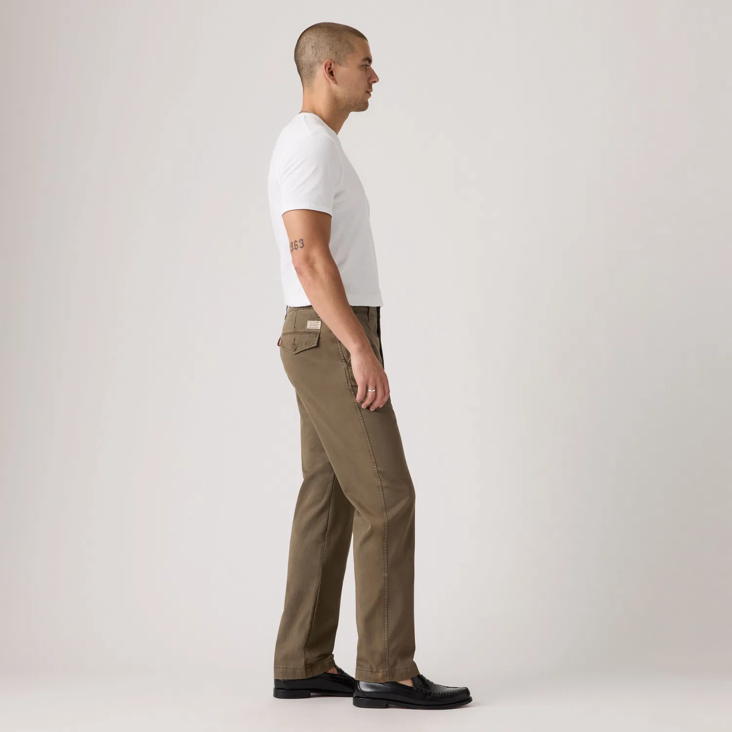 Мужские брюки Xx Chino Authentic Relaxed Levi's, Brown — фото 4