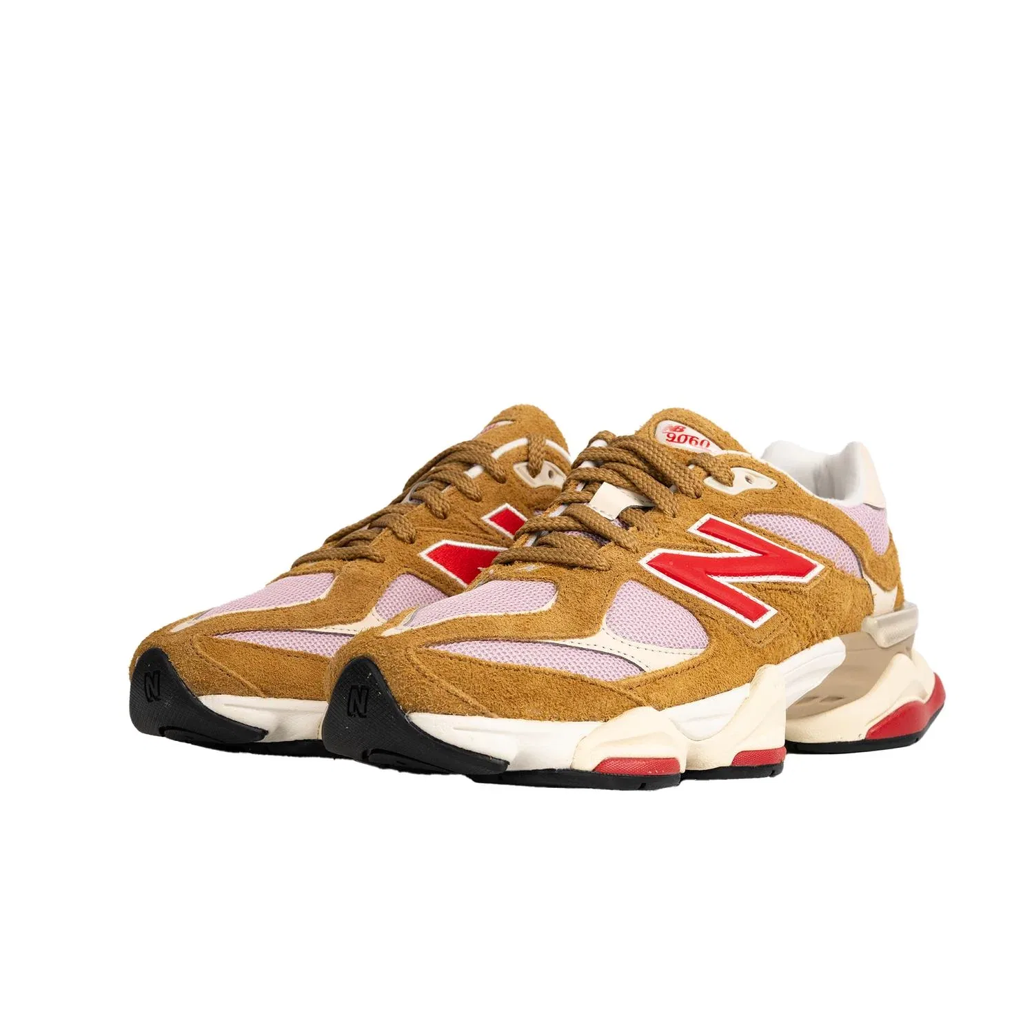 New Balance Мужские кроссовки 9060 бежевого/розового цвета — фото 2