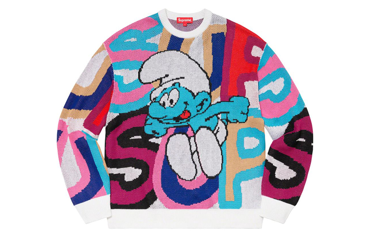 

Свитер Supreme Smurfs, черный