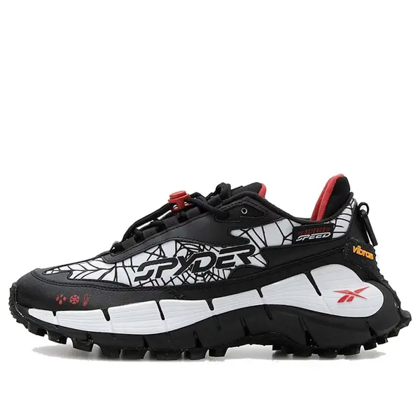 

Кроссовки zig kinetica 2.5 edge x spyder 'white black scarlet' Reebok, белый