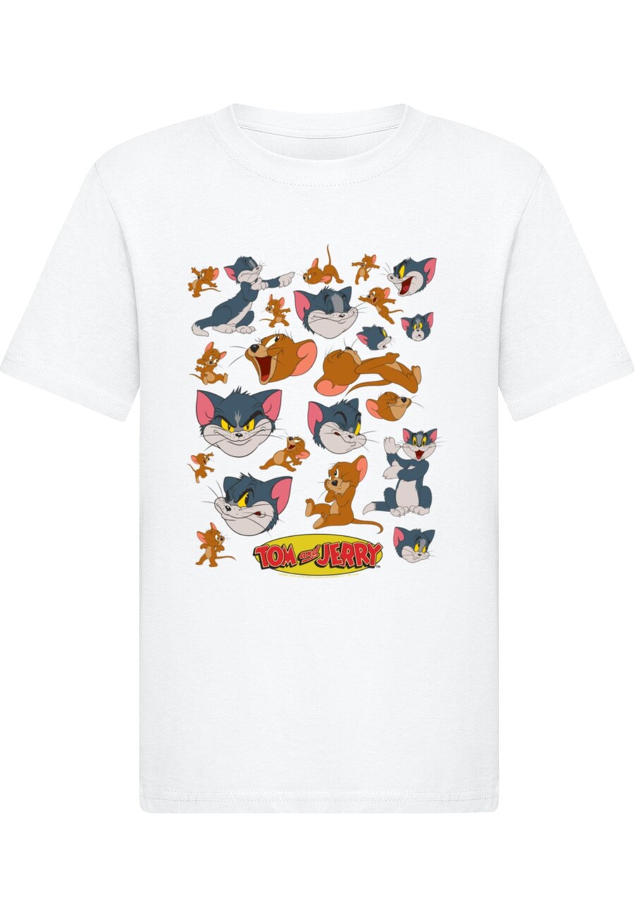 

Рубашка ABSOLUTE CULT Tom And Jerry - Many Faces, белый
