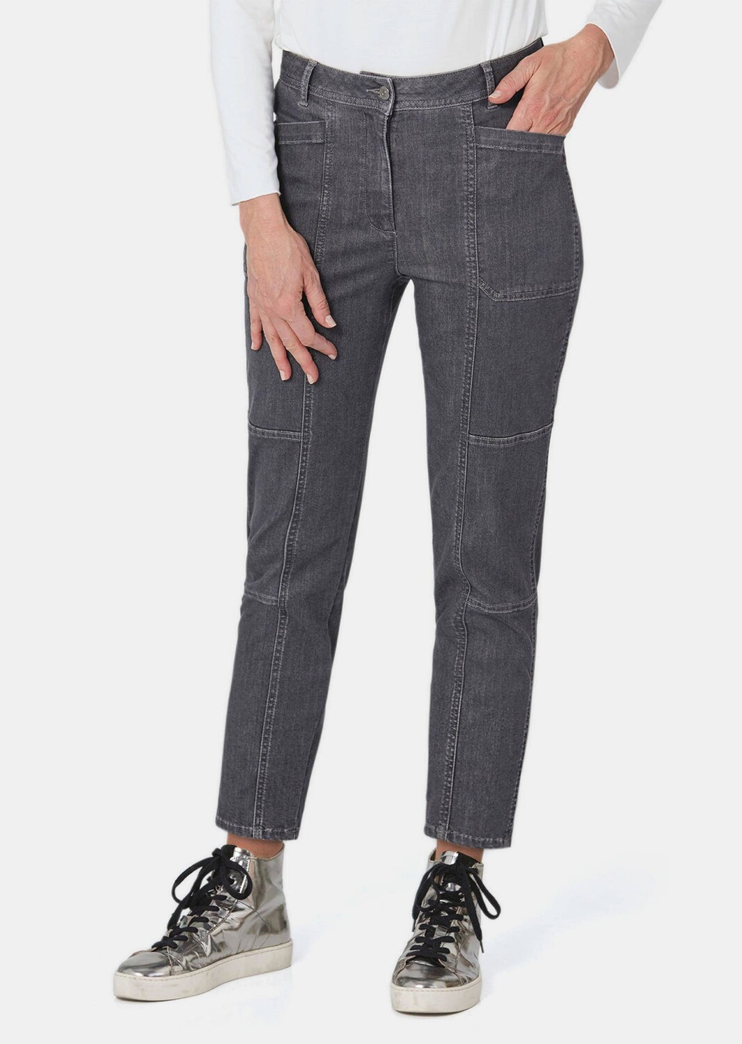 

Брюки GOLDNER 7/8 Jeans, графитовый