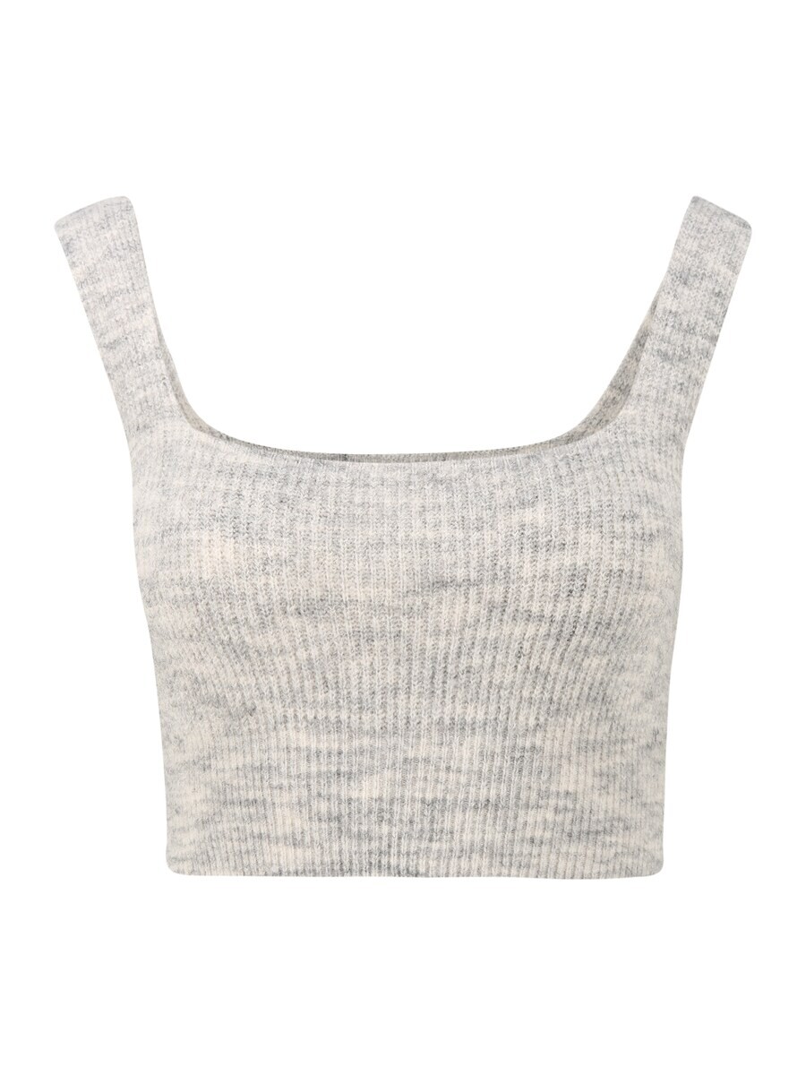 

Вязаный топ Pieces Petite Knitted Top AMALIE, светло-серый