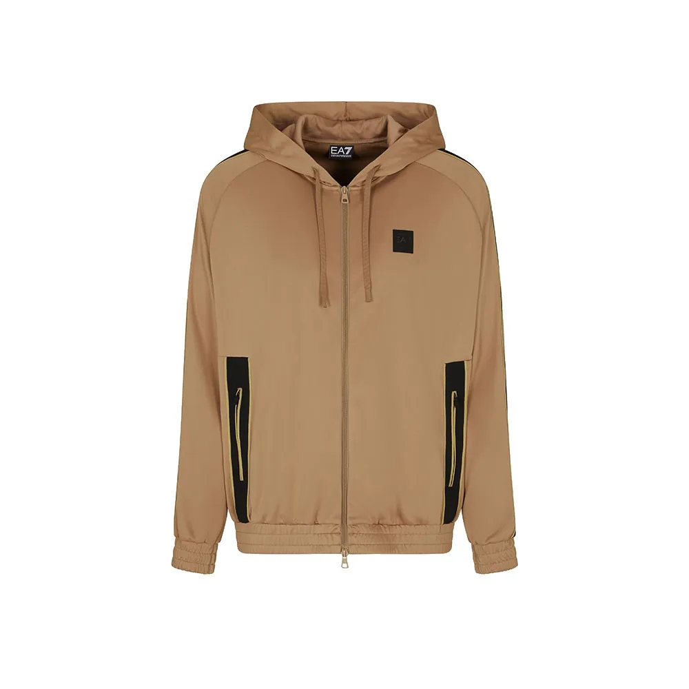 

Толстовка EA7 EMPORIO ARMANI Train Soccer Pl full zip, коричневый