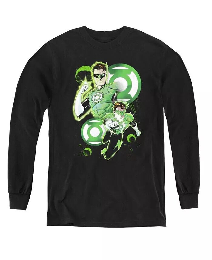 

Свитшот с длинным рукавом Boys of America Youth Gl In Action Justice League, черный