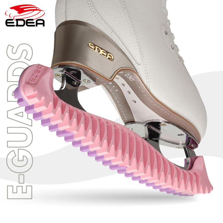 

EDEA Набор лезвий для фигурного катания Italian Imported, регулируемая конструкция с интегрированными чехлами, нескользящие, износостойкие, не требуют заточки, комбинация цветов pink и purple, размер M (34-40.5 см)