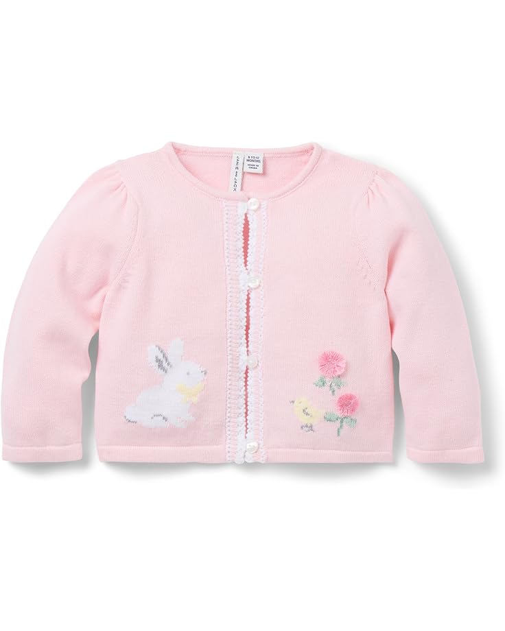 

Свитер Janie and Jack Bunny Cardigan, розовый