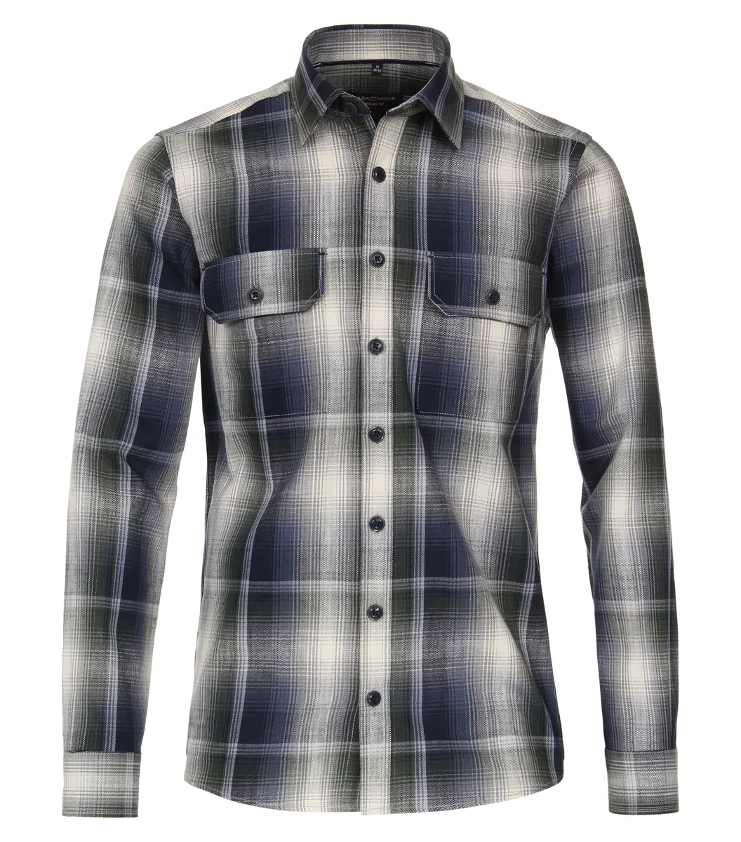 

Рубашка CASAMODA с длинными рукавами "CASAMODA overshirt uni", зеленый