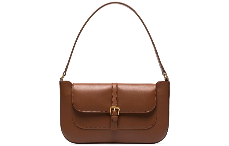 

Кожаная сумка Miranda, женская коричневая сумка через плечо By Far, Set (Bag+Dust Bag)