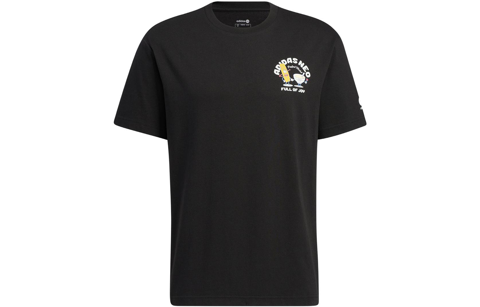 

Футболка унисекс черная Adidas Neo