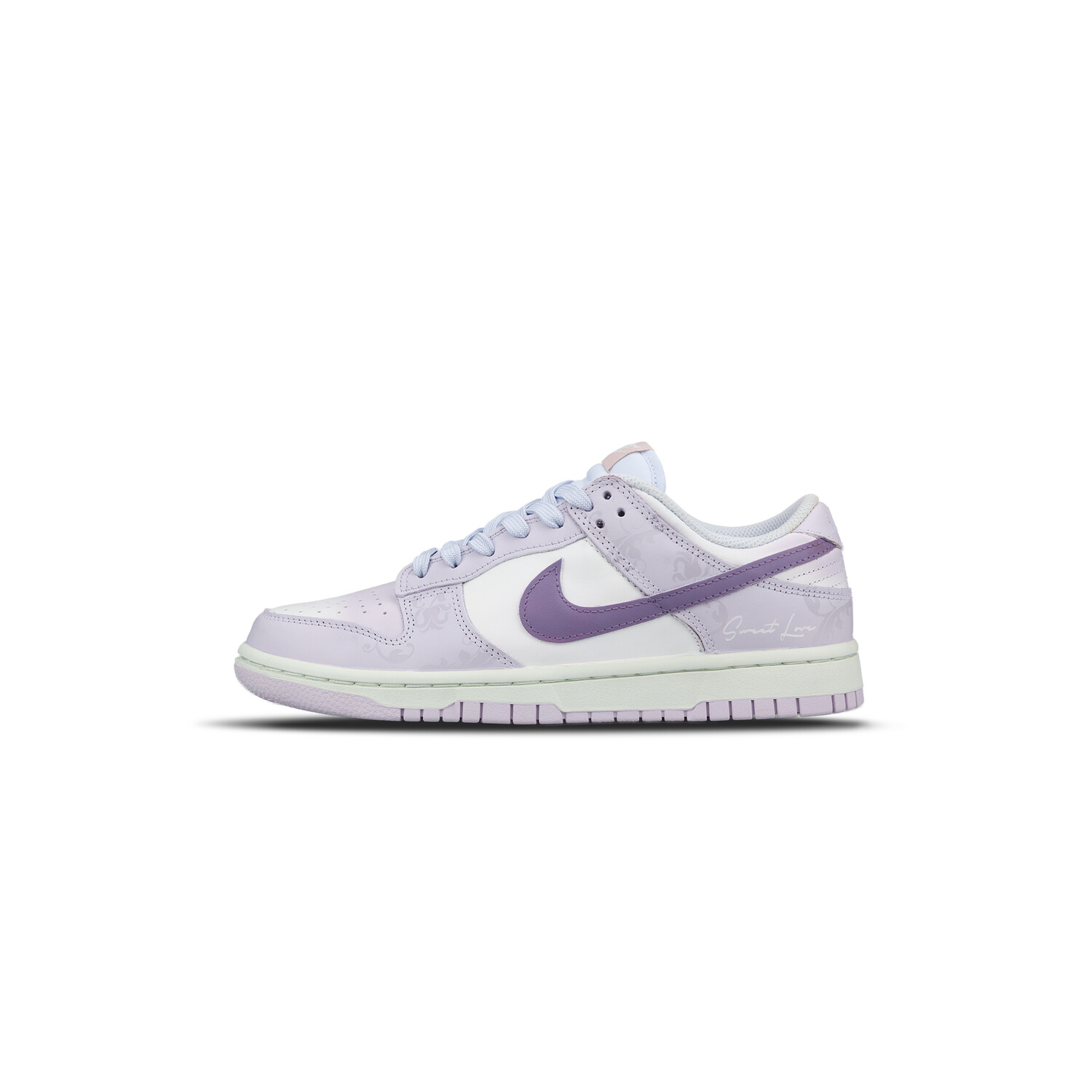 

Кроссовки Nike Dunk Skateboarding Shoes Women's Low-top White/purple, светло-фиолетовый