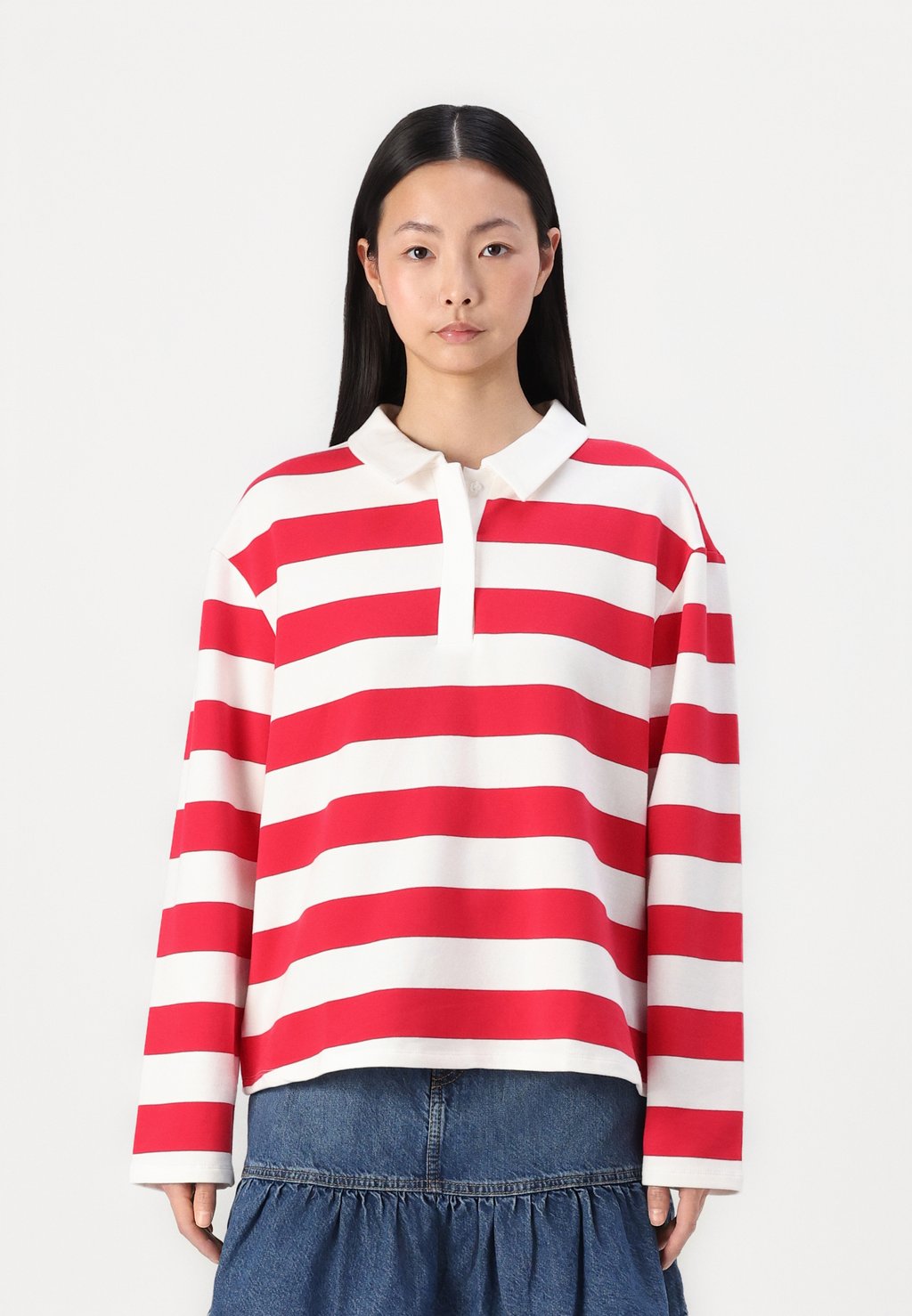 

Рубашка поло VMPERNILLE STRIPED TEE Vero Moda, красный