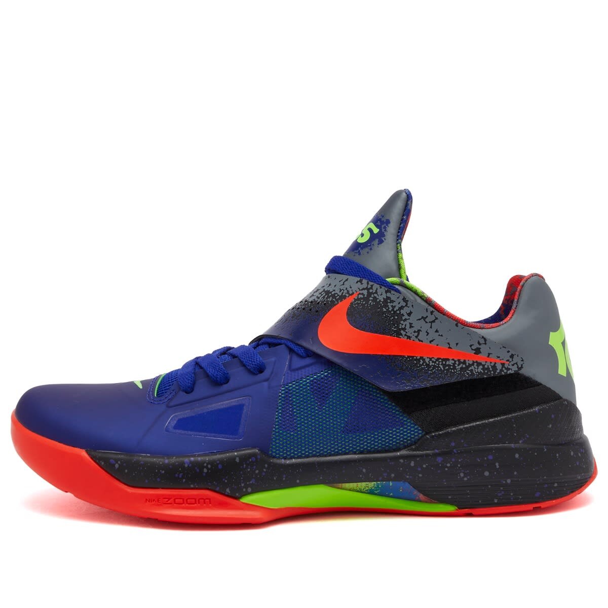 

Кроссовки Nike Kd Nerf, цвет Concord, Bright Crimson & Cool Grey
