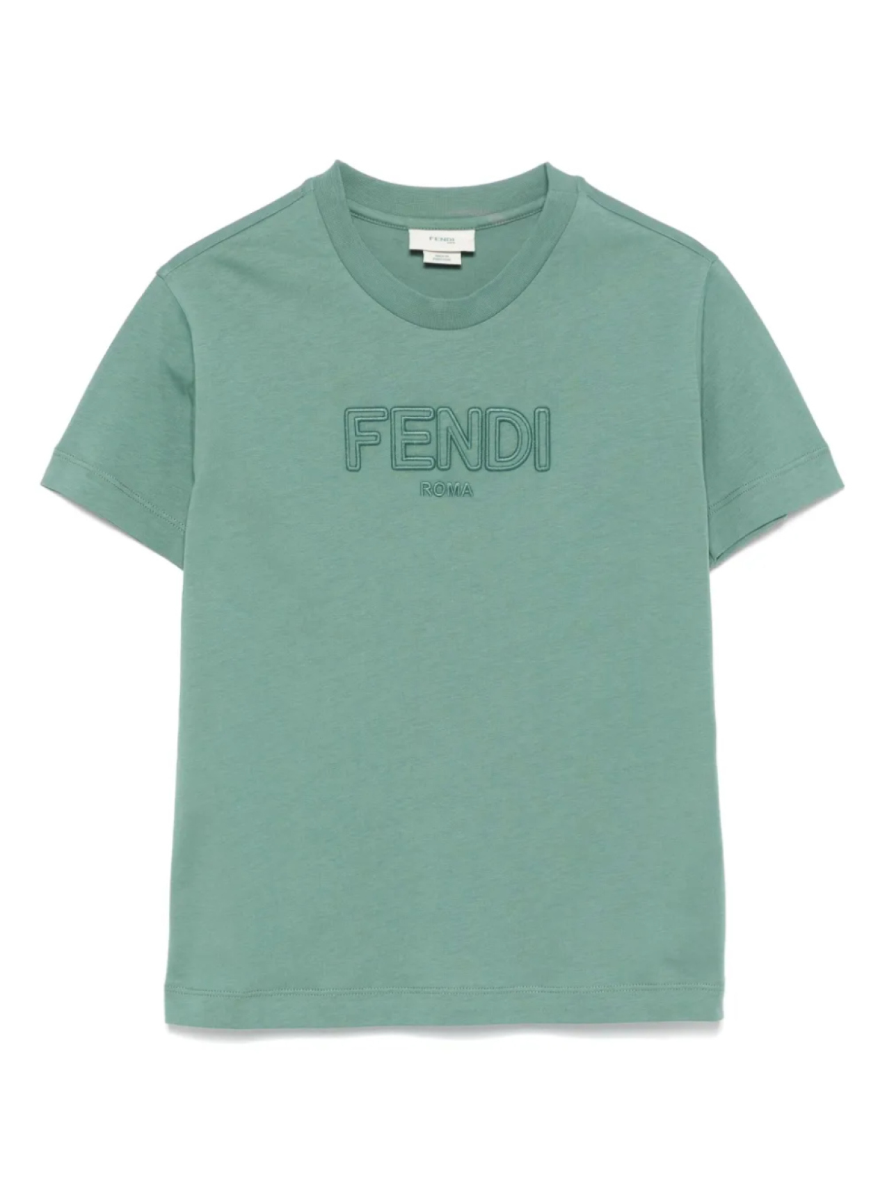 

Футболка из джерси Fendi Kids, зеленый