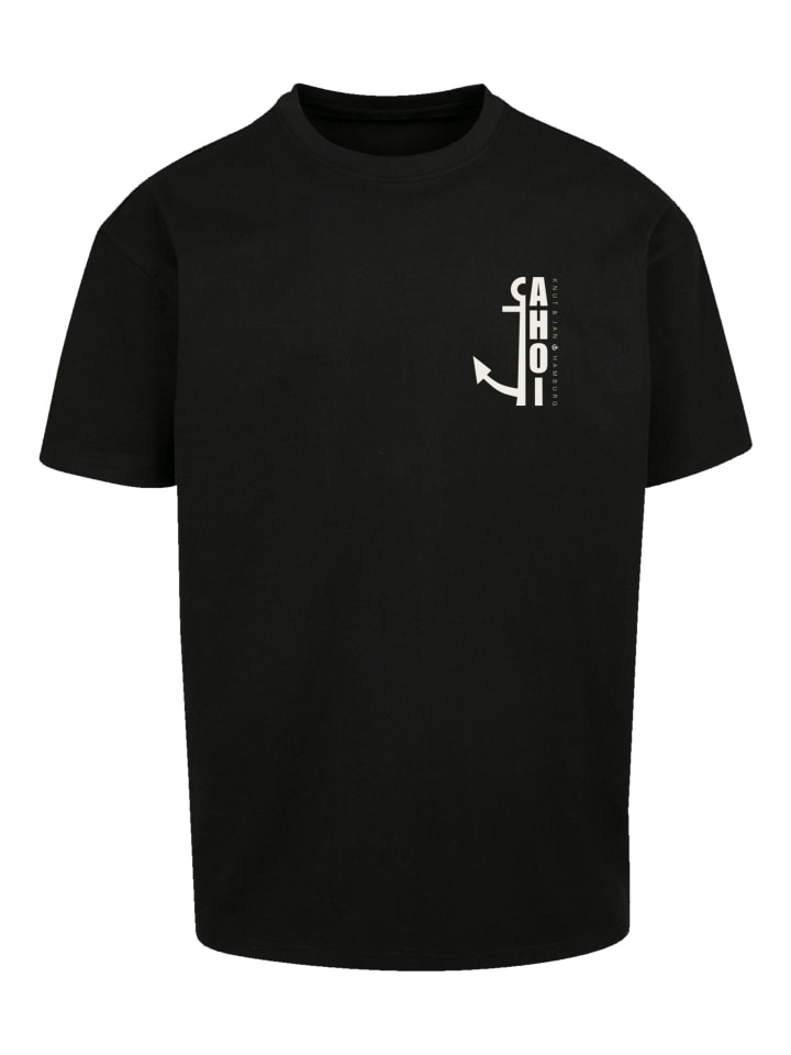 

Футболка большого размера Ahoi Anker Knut & Jan Hamburg черного цвета F4NT4STIC, Черный, Футболка большого размера Ahoi Anker Knut & Jan Hamburg черного цвета F4NT4STIC