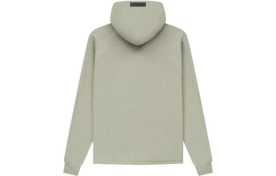 Худи Fear of God Essentials SS22 Knit Hoodie 'Sea foam', серый — фото 3