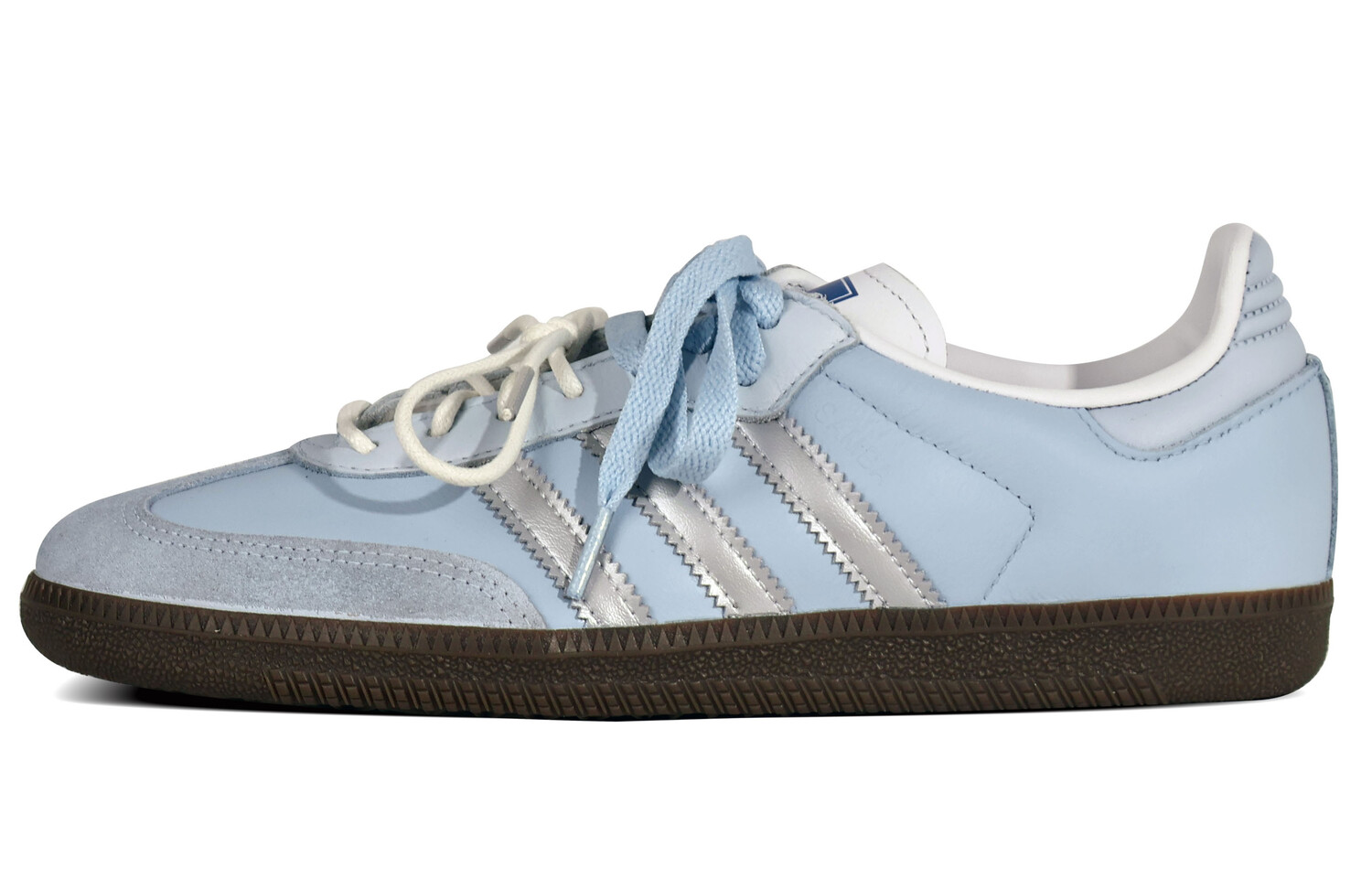 

Кроссовки adidas Samba Skateboarding Shoes Unisex Low-top Silver, голубой, Синий, Кроссовки adidas Samba Skateboarding Shoes Unisex Low-top Silver, голубой