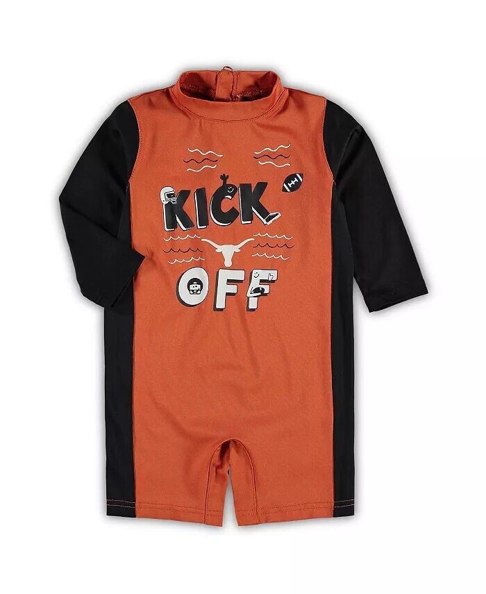 Гидрокостюм для бегунов по волнам унисекс Texas Orange и Black Texas Longhorns Outerstuff, оранжевый — фото 3