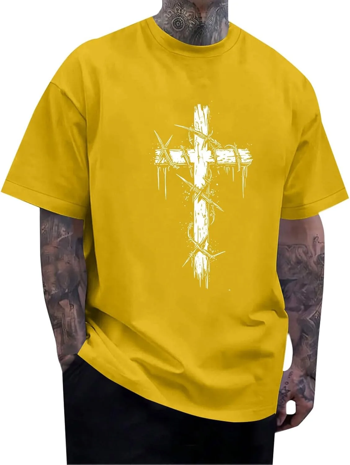 

Футболка мужская Christian Cross Vintage Faith