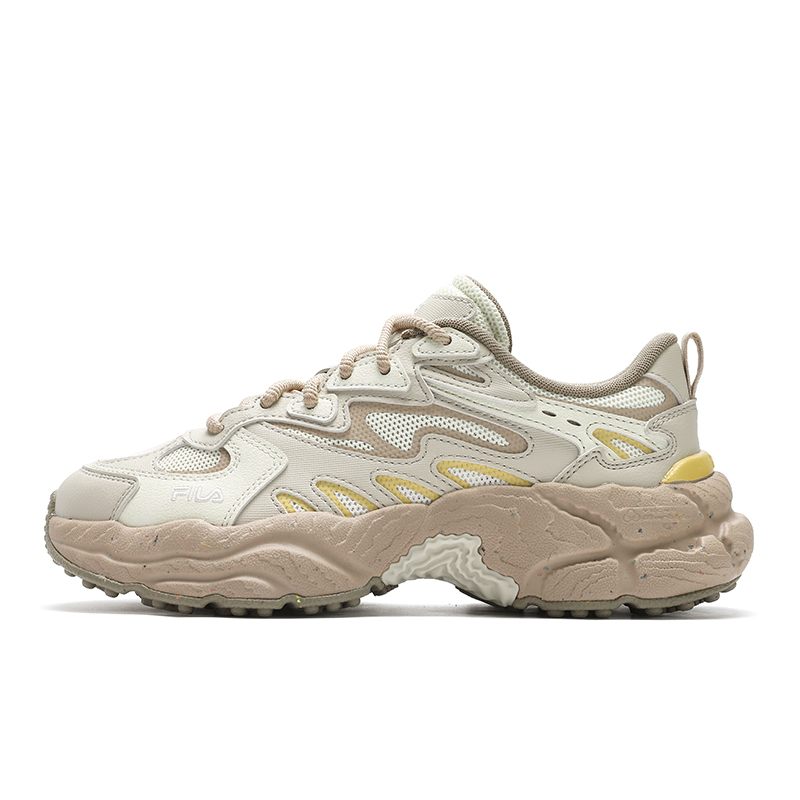 

Кроссовки FILA Fern Lifestyle Shoes Women's Low-top Goose Yellow White/mist Gray, белый