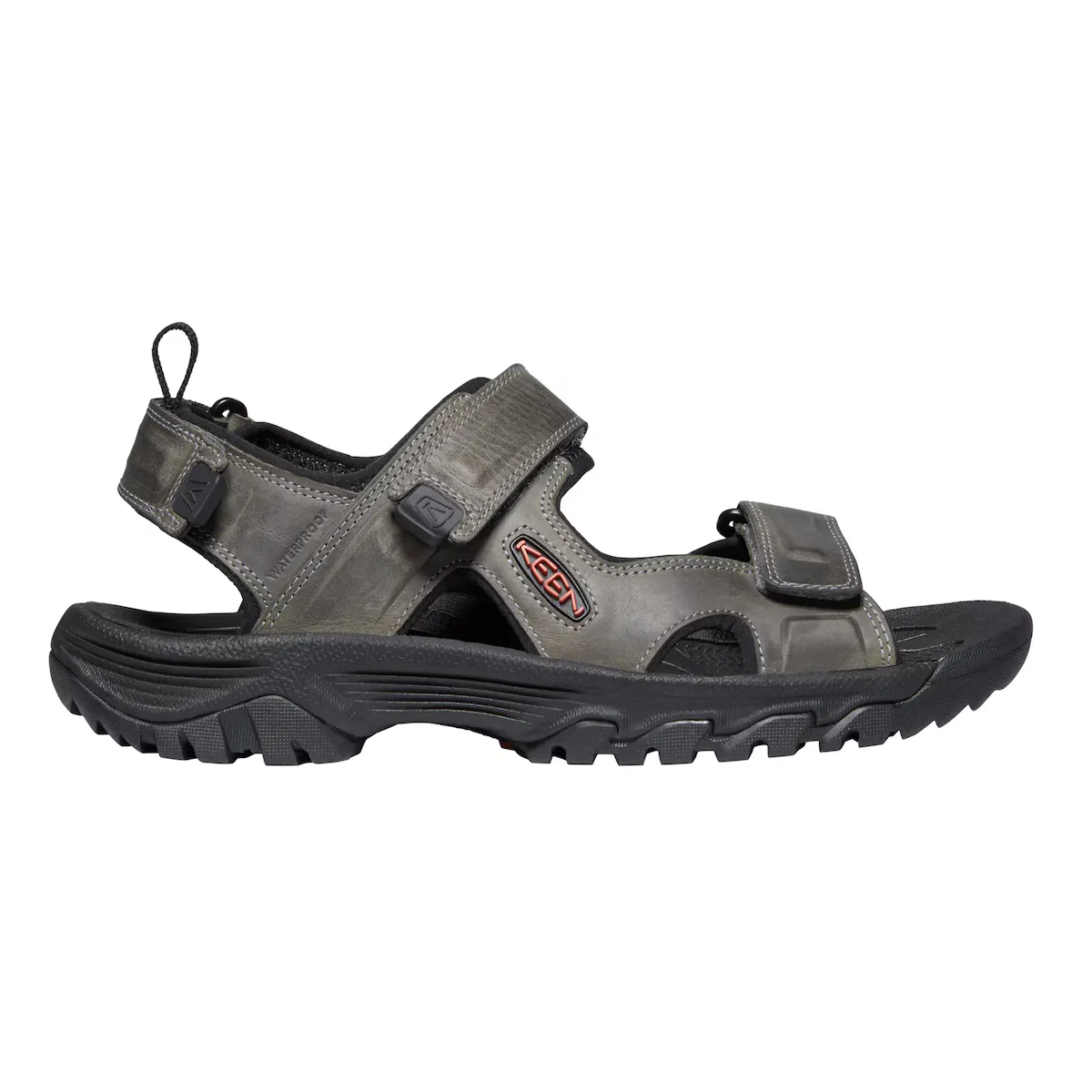 

Мужские горные сандалии TARGHEE III OPEN TOE Keen, черный/серый